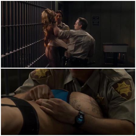 Rebecca Da Costa rape attempt from The Bag Man (2014).