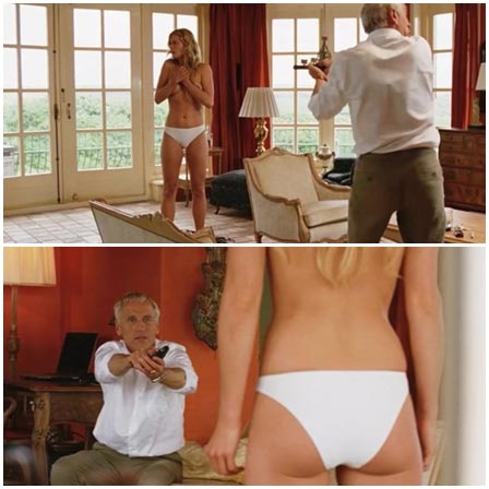Sophie Hilbrand, Forced to Strip in Zomerhitte (2008)