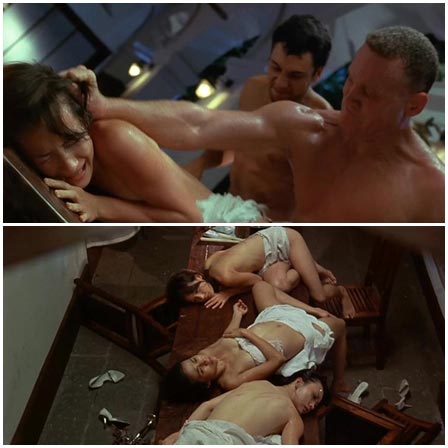 Group Rape Scene in Naked Weapon (2002)