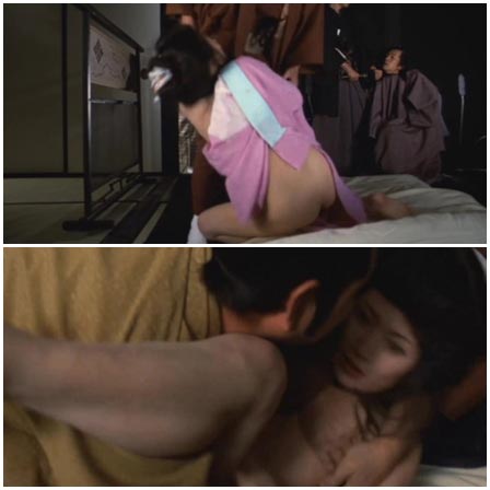 Rape Scene in Utamaro: Yume to shiriseba (1977) scene 2