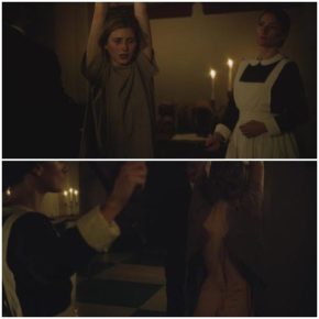 Allie Gallerani whipping scene, The Institute (2017)