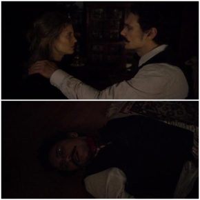 James Franco throat slitting scene, The Institute (2017)