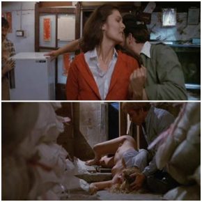 Mary Louise Weller, forced to strip in Forced Vengeance (1982). Mary Louise Weller, forced to strip in Forced Vengeance (1982).
