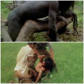 Rape Scene in Cannibal Holocaust (1980), Second Episode.