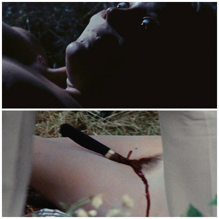 Death fetish scene #463 (naked dead woman, stabbing, stabbed in vagina)