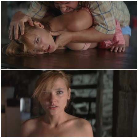 Virginie Ledoyen rape scene from The Backwoods (2006).