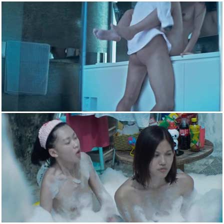 Naked Ashina Kwok, Koyi Mak, Fish Liew @ Lazy Hazy Crazy (2015) Nude Scenes