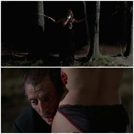 Death fetish scenes from mainstream movies #131 (bound and gagged, stabbed to death, naked dead woman, dead woman)