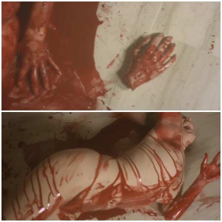 Death fetish scenes from mainstream movies #136 (cut off hand, dismembering alive, naked dead woman, dead woman)