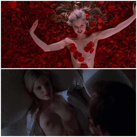 Naked Mena Suvari, Thora Birch @ American Beauty (1999) Nude Scenes.