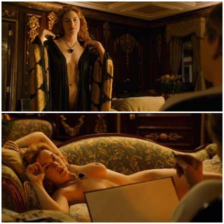 Naked Kate Winslet @ Titanic (1997) Nude Scenes