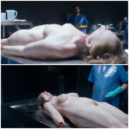 Death fetish scene #200 (naked dead woman, morgue dead body)