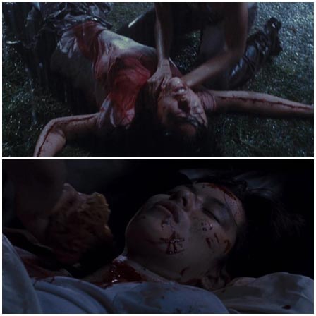 Death fetish scene #223 (cut throat, dead woman)