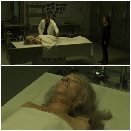 Death fetish scene #230 (morgue dead body, naked dead woman)
