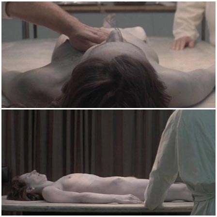 Death fetish scene #231 (morgue dead body, naked dead woman)
