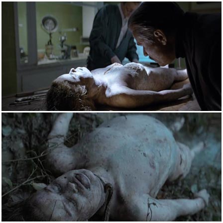 Death fetish scene #254 (naked dead woman, morgue dead body)
