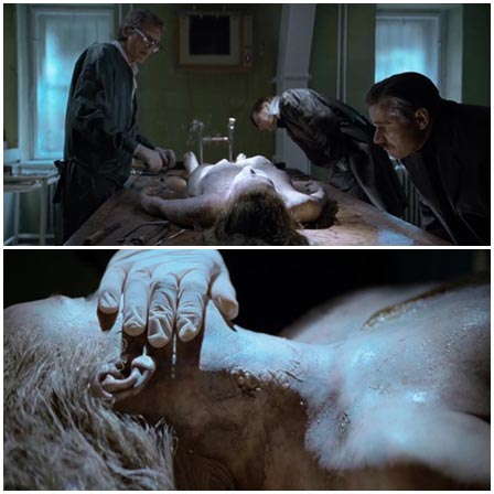 Death fetish scene #254 (naked dead woman, morgue dead body)