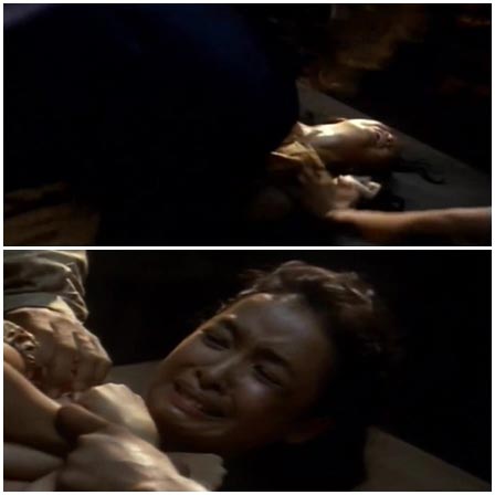 Unknown Actress rape scene, Dark Tide (1994)