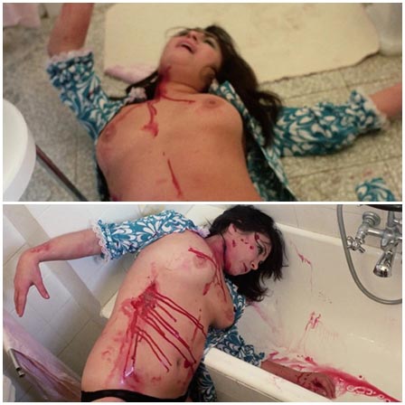 Death fetish scene #301 (stab, naked dead woman)