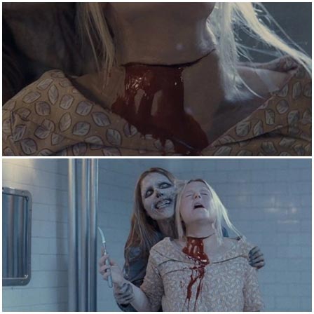 Death fetish scene #302 (cut throat, dead woman)