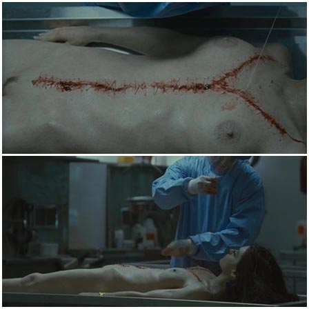 Death fetish scene #320 (naked dead woman, morgue dead body)