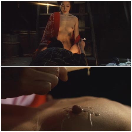 BDSM fetish scene #73 (wax torture)