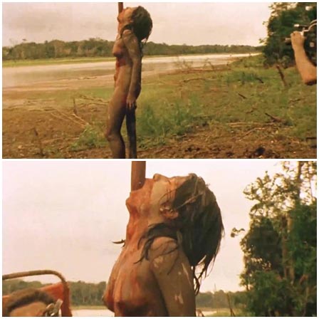 Death fetish scene #353 (impale, naked dead woman)