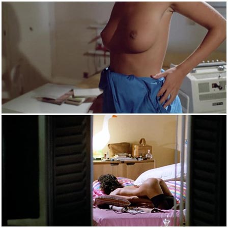 Naked Renée Simonsen, Nicola Perring @ Nothing Underneath (1985) Nude Scenes