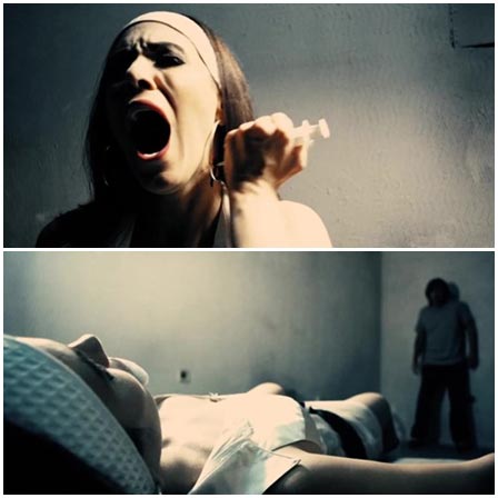 Death fetish scene #395 (poison, injection, dead woman)