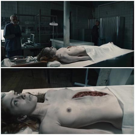 Death fetish scene #402 (naked dead woman, morgue dead body, dead woman aut...
