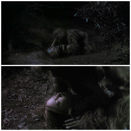 Young girl raped by Bigfoot