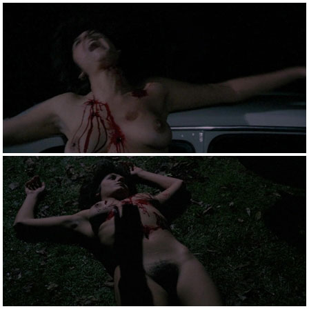 Death fetish scene #483 (stabbed, naked dead woman)