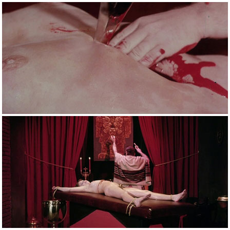 Death fetish scene #658 (stabbed, naked dead woman, bound and killed)