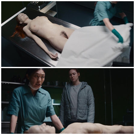 Death fetish scene #660 (naked dead woman, morgue dead body)