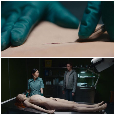 Death fetish scene #660 (naked dead woman, morgue dead body)