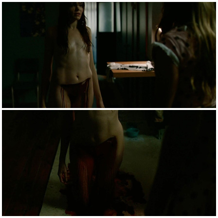 Death fetish scene #707 (stabbed, naked dead woman)