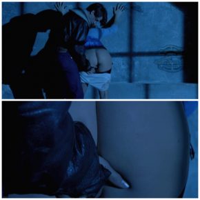 Stepson fucks stepmom in an abandoned building