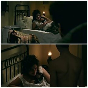 First sexual experience with a chubby mature brunette