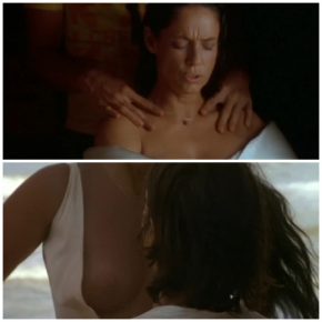 Aunt during the summer vacation by the sea fucks with her nephew