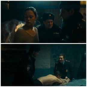 Cops tries to rape a girl in the basement of an illegal factory