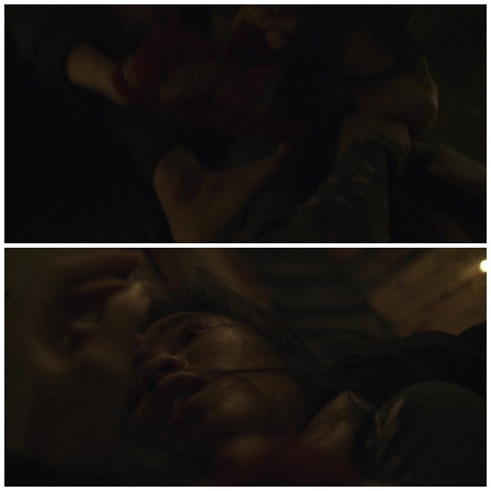 Death fetish scene #740 (strangled, dead woman)