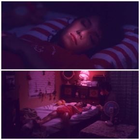 Groped the vagina of a sleeping girl