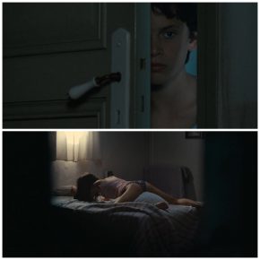 Younger brother watching sister masturbate