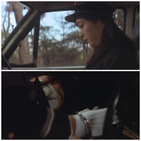 Female cop raped in a police car