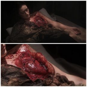 Death fetish scene #774 (breast cut off, naked dead woman)
