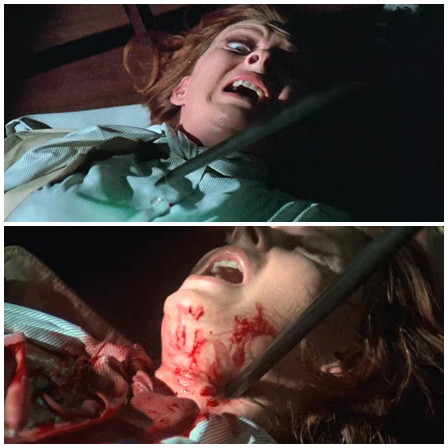 Death fetish scene #776 (head crashed, stabbed, dead woman)