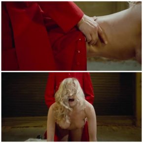 Blonde sex slave doggystyle rape