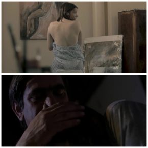 Daughter blows father before bed