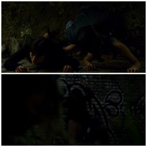 Woman standing raped at gunpoint