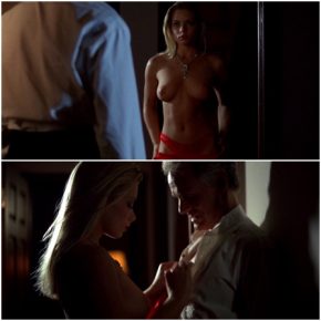 Young babysitter seduse elderly man